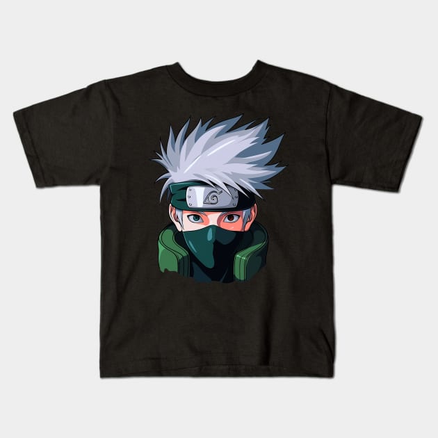 kakashi Kids T-Shirt by fancy ghost